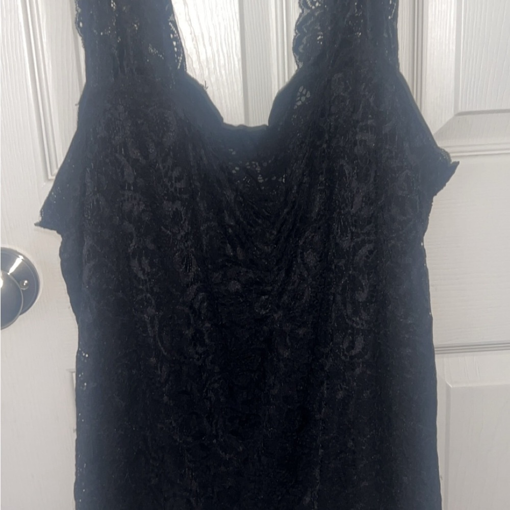 Torrid Black Lace Top